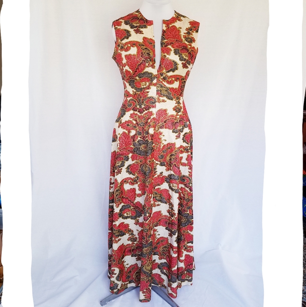 Vntg 70's Maxi Dress - NO TAG
